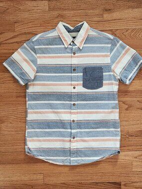 Ocean Current Short Sleeve Button Up